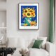 thumbnail image 4 of Cuadros Decorativos 5D DIY Girasoles Full Round Drill Diamond Painting Kit Art Picture (A826) Sywqhk Nuevos Originales, 4 of 9