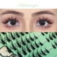 thumbnail image 5 of Pestañas postizas en racimos con tallo fino de 14 mm, pestañas individuales naturales y suaves, reutilizables, hipoalergénicas, para extensiones de pestañas DIY, salón de belleza en casa, 5 of 7