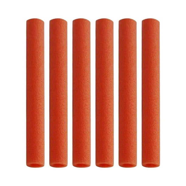 6 fundas de espuma para postes de trampolín, protectores de acolchado de 40 cm y 25 mm para trampolín portátil Naranja