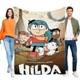 thumbnail image 1 of Hilda anti-pilling, suave, ligera, esponjosa y acogedora de lujo para hogar y cocina – Perfecta para niños y adultos, 100 x 150 cm, 1 of 6