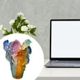 thumbnail image 6 of Colcolo Crystal Vase Censer 2 in 1 ornament for Coffee Table Living Room Decoration Colorful, 6 of 7