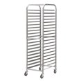 thumbnail image 2 of Sandinrayli 20 Sheet Aluminum Bun Pan Bakery Rack W/ 4 Wheels Kitchen Commercial,26'' x 20'' x 72'',Silver, 2 of 10