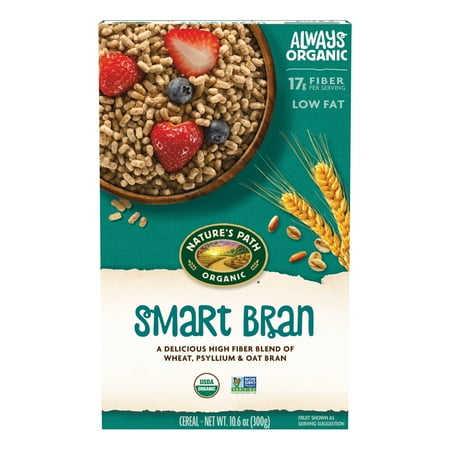 Nature's Path Organic Breakfast Cereal, Smart Bran, 10.6oz Box