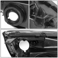 thumbnail image 5 of DNA Motoring For 07-11 Honda CR-V CRV OE Style JDM Black Amber Corner Headlight Lamps Pair, 5 of 6