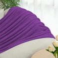 thumbnail image 4 of HCBY Fleece Throw Blanket for Couch Sofa Super Soft and Warm Blankets Solid Color Throw All Season Use Cozy Plush Lightweight (Purple 55"x39"), 4 of 8