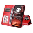 thumbnail image 4 of Funda tipo cartera GANGXUN para Motorola Moto G15 , diseño girasol, cuero PU, soporte, cierre magnético, tarjetero, 4 of 5