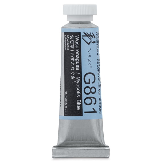 Holbein Irodori Artist Gouache - Myosotis Blue, 15 ml, Tube