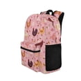 thumbnail image 2 of Psesaysky Chicken Floral Bees Trippy Mushroom Backpack Kids School Bag, Cartoon Butterfly Snail BookBags 4 Pcs Lunch Box Water Bottle Carrier Bag, Starry Girls Boys Large Capacity Rucksack, 2 of 7
