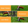 thumbnail image 5 of Floseru Gas String Trimmer | 2 in 1 Cordless String Trimmer | 52cc 2-Stroke Weed Wacker Gas Powered | Weed Eater| Gas Weed Eater | Grass Trimmer | 10'' Brush Cutter & Shoulder Strap Included, 5 of 8