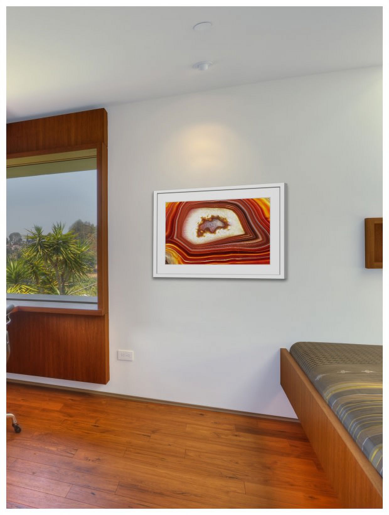 "Lava Flows" Framed Painting Art Print, 18" x 1.5"