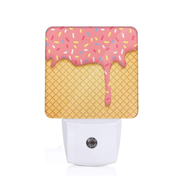 Balery Luz Nocturna LED con Sensor Automático, Enchufe con Sensor Crepuscular, Luz Suave de 0.5W para Dormitorio, Pasillo, Baño-US