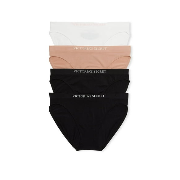 Braguitas de bikini sin costuras Victoria's Secret para mujer, paquete de 4