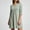 Dresses-553Green, variant on Gamivast Work Dresses for Women V-Neck Empire Waist 3/4 Sleeve Casual Dress Flowy A Line Dresses Pleated Ruched Swing Knee Length Church Date Holiday