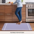 thumbnail image 5 of Pure Lavender Door Mat&nbsp;Indoor Outdoor Entrance, Non Slip Rug for Kitchen Bathroom Entryway Rug, Simple Solid Color Washable Doormat Floor Mat for Office Home Decor 20x31.5 Inch, 5 of 8