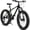 Black 26 Inch Fat Tire Bike, variant on LuckyNote 26 Inch Fat Tire Bike for Adults, Full Shimano 21 Speed Mountain Bike with Dual Disc Brake, High-Carbon Steel Frame, Front Suspension, Black