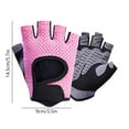 thumbnail image 3 of Breathable Mesh Half Finger Workout Gloves for Men & Women | Gym Training, Yoga, Cycling & Weight Lifting | Non-Slip Grip, Shock Absorption & Callus Prevention, 3 of 7