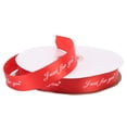 thumbnail image 2 of Red Ribbon100 Yard Red Satin Gift Ribbon Red Ribbon Roll Exceptional Reliability, 2 of 8