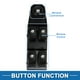 thumbnail image 3 of Interruptor de ventana eléctrica Unique Bargains No.96652180 para el lado del conductor delantero izquierdo para Chevrolet Aveo 2007-2008 Negro, 3 of 7