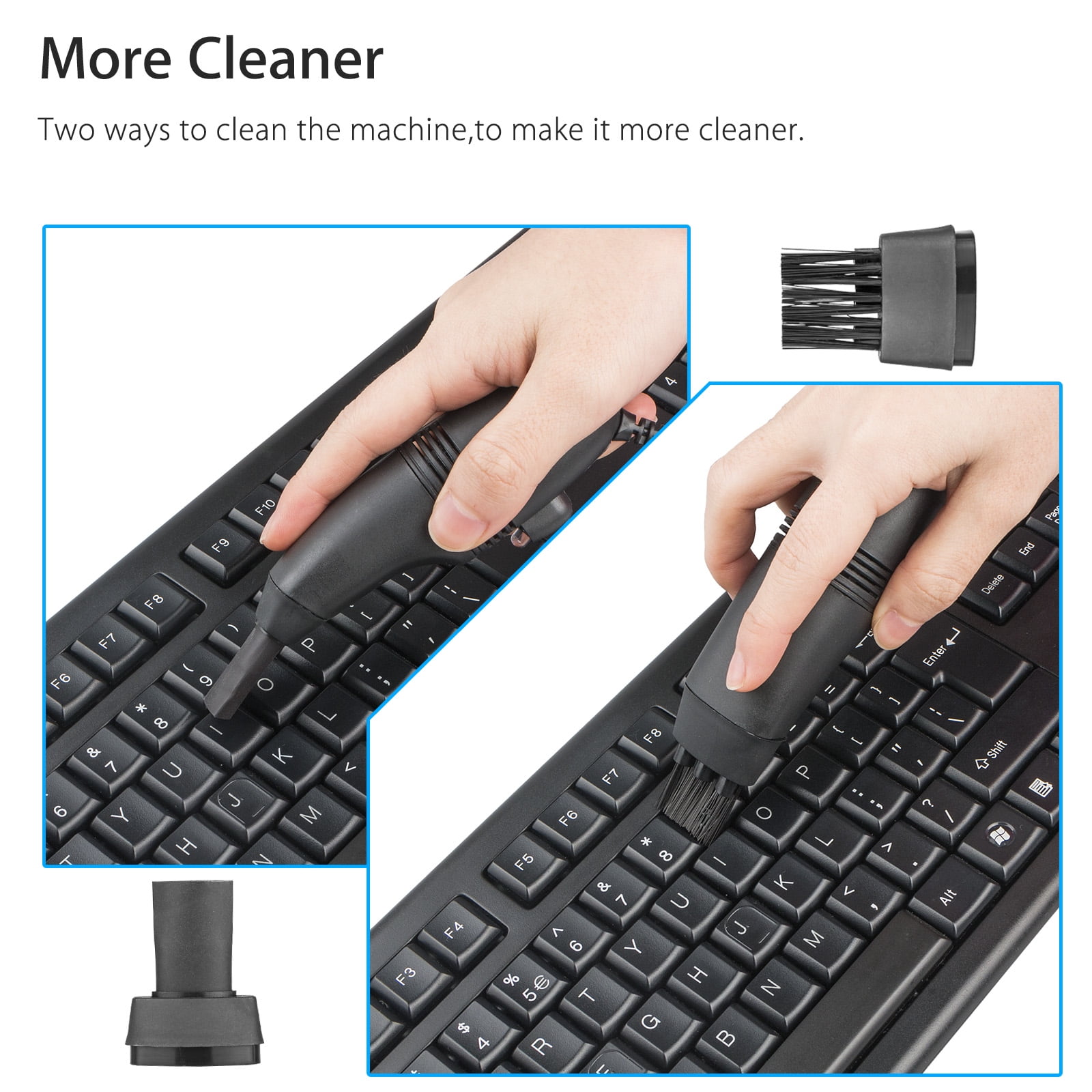 Mini Computer Vacuum Keyboard Cleaner PC Laptop Brush Dust Cleaning Kit Computer Vacuums