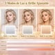 thumbnail image 4 of Cosmetiquera de Viaje, Espejo LED de 3 Colores y Lupa 10X, Incluye Kit de 10 Brochas y Esponja de Maquillaje Rosa, Organizador de Cosméticos Portátil y Estuche de Belleza Profesional (Rosa), 4 of 4
