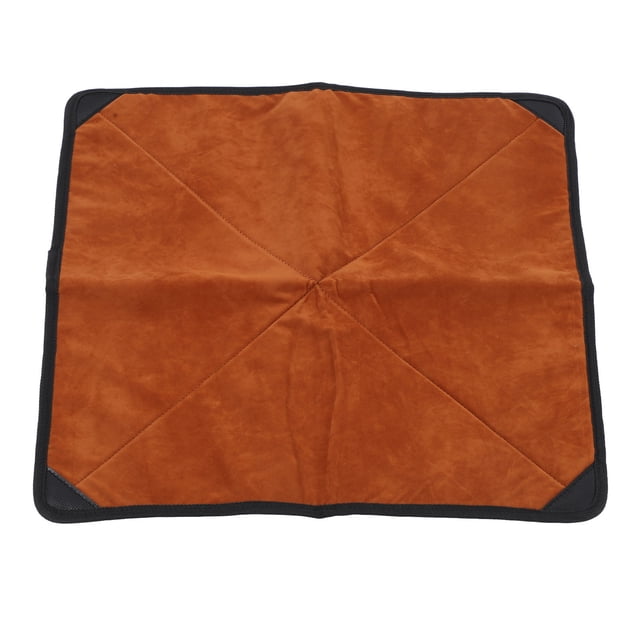 Folding Lens Wrap Cloth, Professional Lightweight Brown Camera Protective Wrap Cloth Scratch Resistant Shockproof For Tripod For Binoculars For SLR Camera S,L