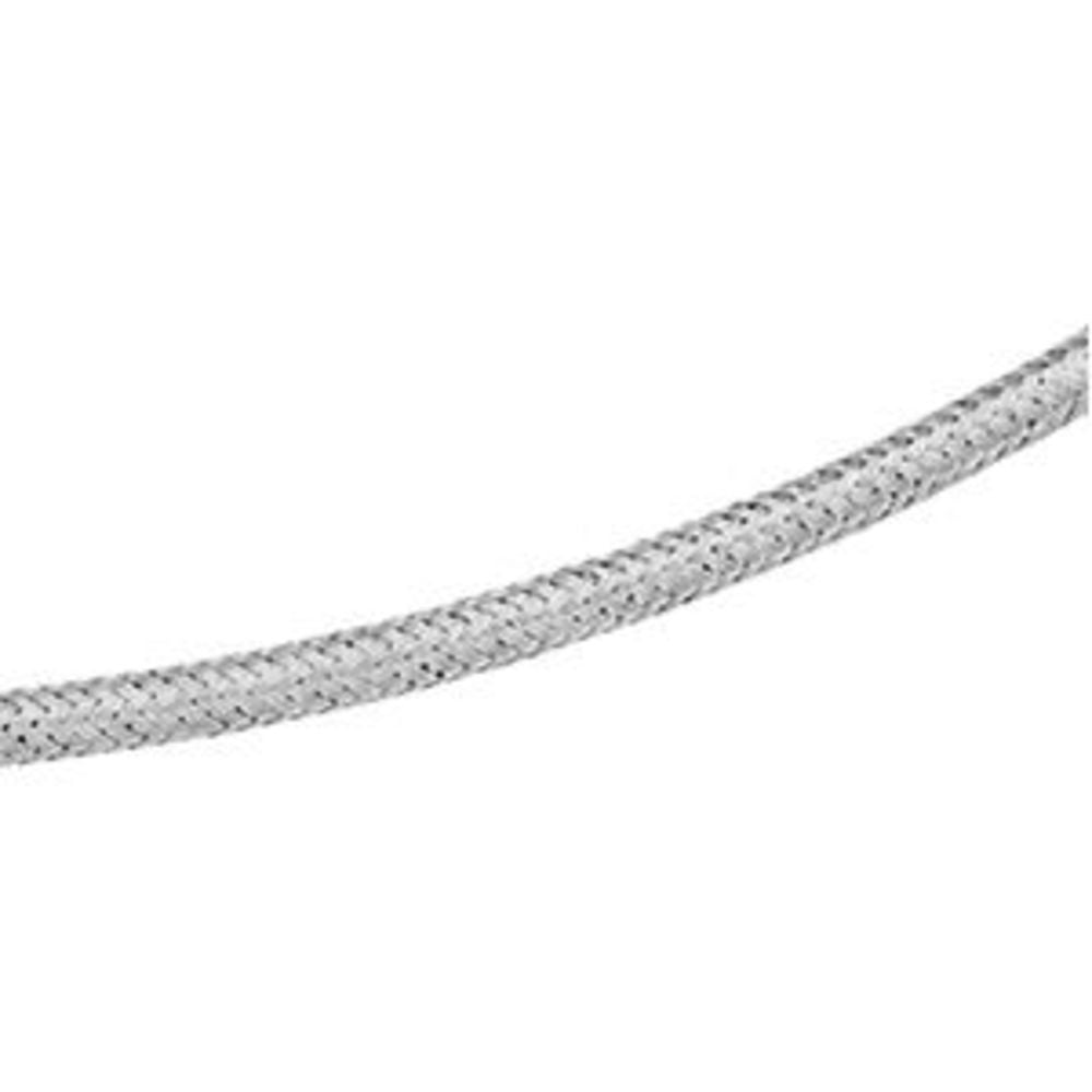18" 4.5 mm Stainless Basket Weave Chain in Stainless Steel