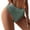 Green, variant on Seamless High Waist Panties Underwear Comfortable Soft Breathable Blend No Show Briefs For Everyday Wear Nylon Granny Panties