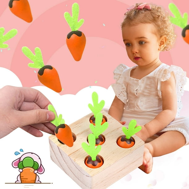 Learning Carrot Game Early Pulling Educational Farm Children's Toys