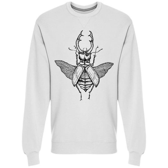 Insect Sketch Wings  Sweatshirt Men -Image by Shutterstock, Male Medium