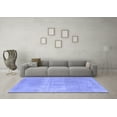 thumbnail image 3 of Ahgly Company Machine Washable Indoor Rectangle Abstract Blue Modern Area Rugs, 6' x 9', 3 of 4