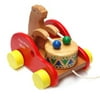 Wooden Toy, Outgeek Creative Bear Knock the Drum Push and Pull Toy Educational Toy for Toddlers Kids