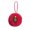 Red340, variant on WWG Christmas Tree Ornaments, Festive Hanging Decorations with Resin Santa Claus, Snowman, Mini Tree and Cake Patterns, Soft Faux Polyester Ball with Hanging Cord, for Christmas Tree, Wreath