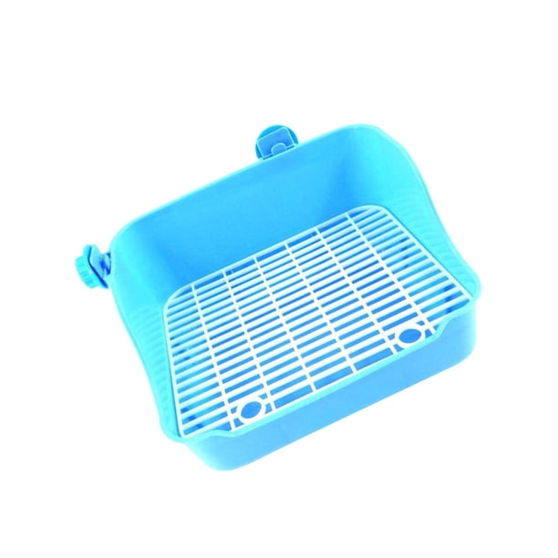 Small Poo Tray Rabbit pitrice Rabbit Toilet Box Tray Small Pet Potty Trainer Guinea Pig Poop ...