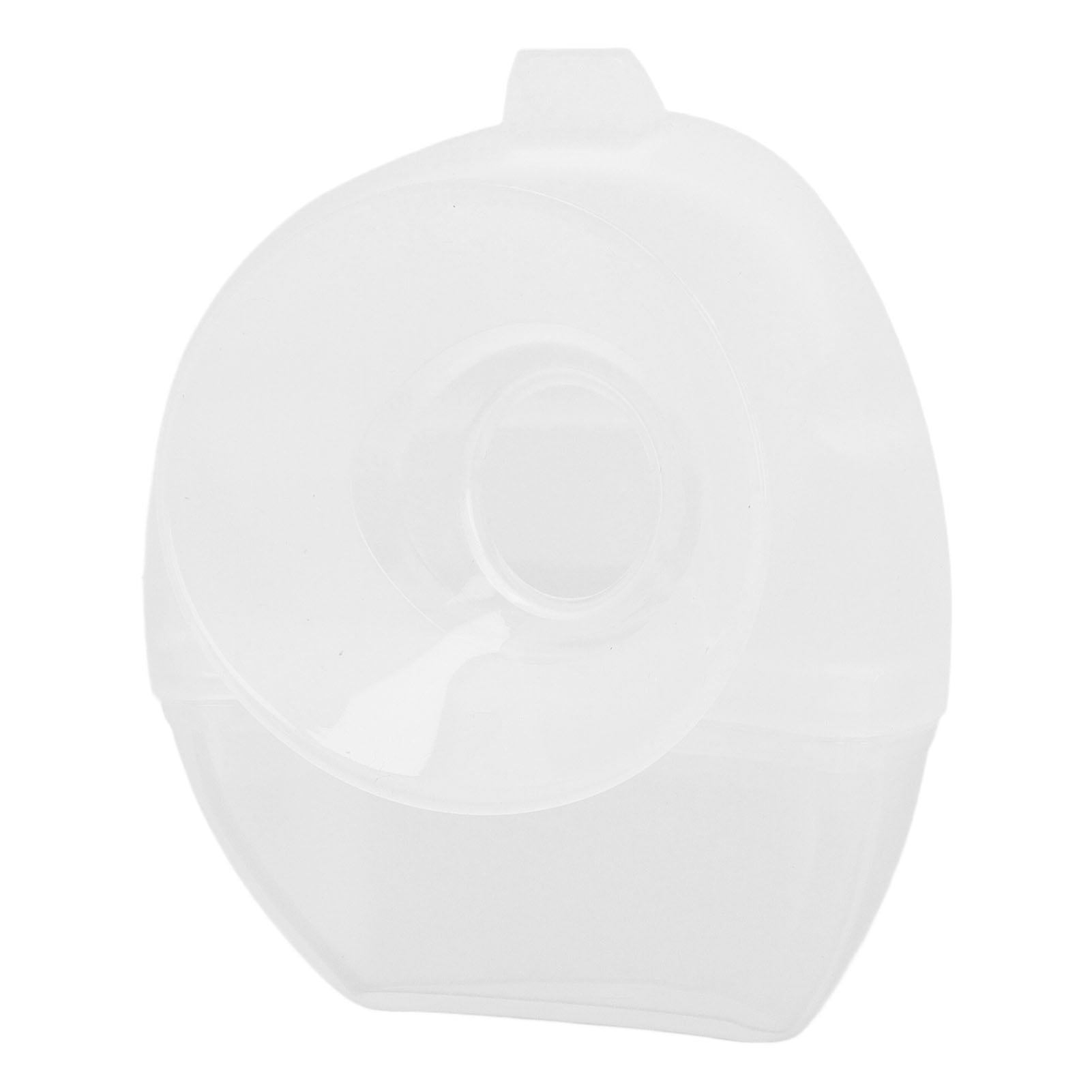 Xirurus Breastfeeding Chest Milk Collector, Silicone Breast Milk Catcher Cups for Nursing Moms, Clear, 2 Count (4.41 inches / 11.2 cm)