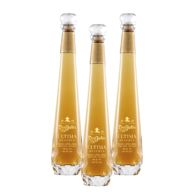 Pack De 3 Tequila Don Julio 1942 Ultima Reserva Extra Añejo 750 Ml
