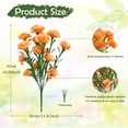 thumbnail image 3 of Artificial Carnation Flower Set with 7 Stems and 14 Blooms, Lifelike Wedding Photography Floral Decor, Home Decoration for Mother's Day Gift, Faux Flower Arrangement for Indoor Outdoor Display, 3 of 9