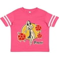 thumbnail image 3 of Inktastic Retro Hula Girl Girls Toddler T-Shirt, 3 of 5
