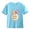 Sky Blue, variant on LNMQLPDBS Toddler Girls Clothes Easter Shirts Bunny Eggs Graphic Short Sleeve Crewneck T-Shirt Funny Letter Printed Basic Tops for Summer