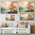 thumbnail image 4 of Designart "Expressionist Vibrance Surrounding A Rainbow Tree II" Tree Redwood Canvas Prints, 4 of 7