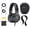 M40X, variant on Audio-Technica ATH-M50x Professional Monitor Headphones - Black Bundle w/ Case