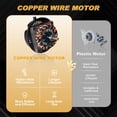 thumbnail image 5 of Industrial High Velocity Drum Fan, High Velocity Floor Fan With 3-Speed Control, 360° Tilt Portable Air Circulator for Warehouse, Garage, Basement, 5 of 8