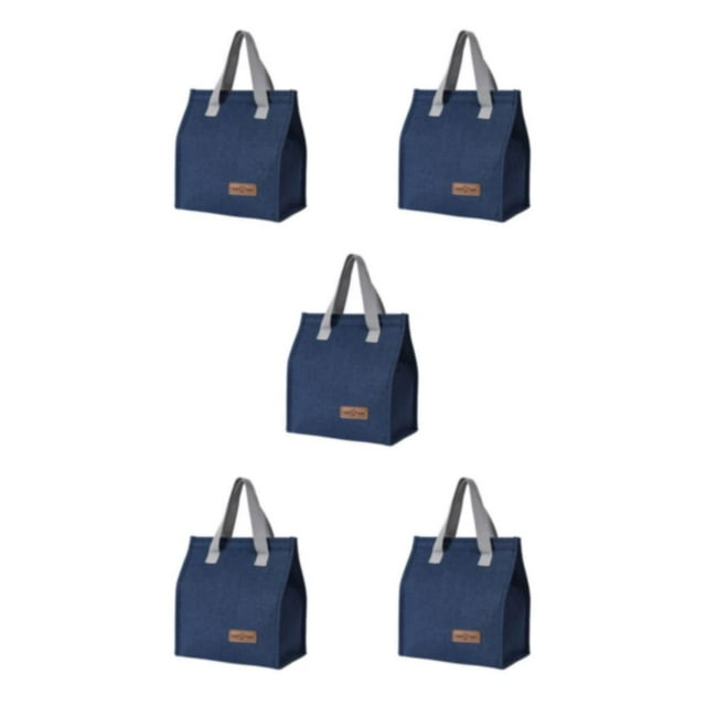 Maytalsory Multi-Purpose Lunch Container Bags Discover Endless Possibilities For Food Blue 5Set