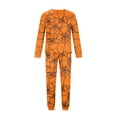 thumbnail image 4 of Matching Family Halloween PJs Pajamas Set, Cute Pumpkin Ghost Long Sleeve Loungewear Sleepwear Outfits for Family Movie Night, 4 of 5