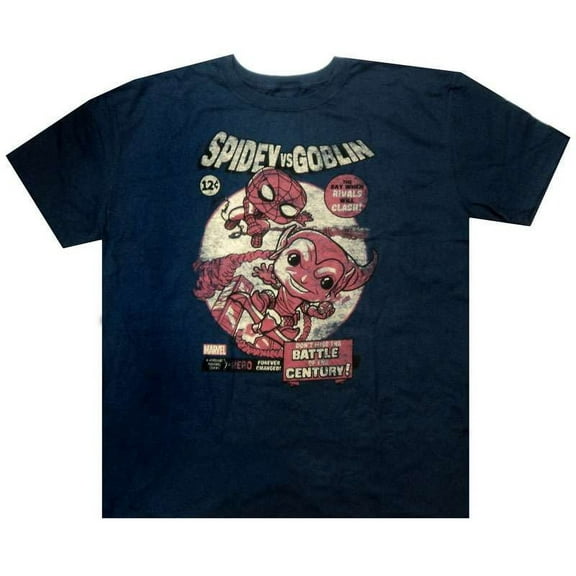 Marvel Collector Corps Spidy vs Goblin T-Shirt [2X-Large]