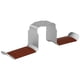 thumbnail image 1 of Soporte para auriculares Soporte para auriculares Gancho para colgar Escritorio Mesita de noche Aleación de aluminio Estante para colgar, Almohadilla de piel sintética, Plata Vogacara EL001441-02, 1 of 2
