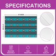 thumbnail image 2 of Erosebridal Tribal Aztec Placemats Set of 4, Bohomian Hippie Place Mats Set of 4 for in Door Dinning, Triangle Geometric Decor, 2 of 4