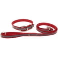 thumbnail image 1 of Heavy Duty Reflective Dog Collar \u Adjustable and with Durable Metal Buckle and Rings Odor chew Dog Collar for Small Medium and Large Dogs (Large Pink), 1 of 9