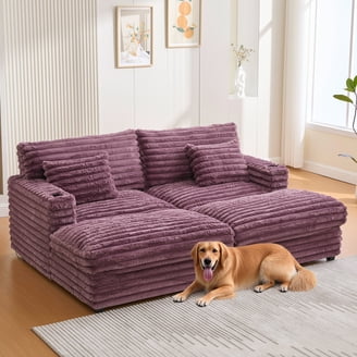 Euroco Oversized Double Chaise Lounge Sofa 83.5