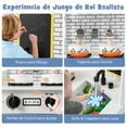 thumbnail image 4 of Costway Juguete de Cocina para Niños de 3+ Años Juego de Cocina de Madera con Pizarra Ventanas Estantes y Ganchos 62 x 33 x 90 cm Blanco, 4 of 8