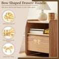 thumbnail image 3 of 2Pcs Solid Bow Cabinet Knobs Gold Drawer Pulls Decorative Handle Kitchen Cabinet Knobs Dresser Drawer Hardware, 3 of 11